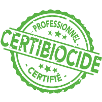 Logo Professionnel Certibiocide certifié
